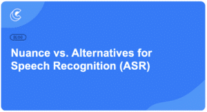 Nuance vs. Alternatives for Speech Recognition (ASR)